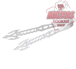 Spear Silver Hookah Tongs