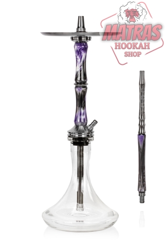 Ocean Hookah Kaif 2nd Edition – Black / Purple / Clear