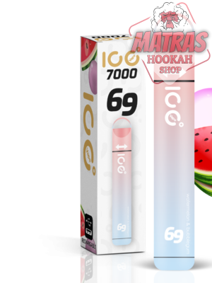 ICE 7000 0% Nicotine - Watermelon and bubblegum