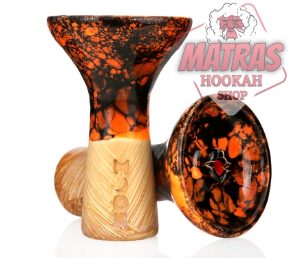Moon Phunnel Marble Orange Black